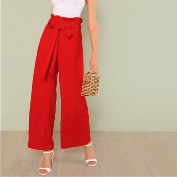 Pants Tie Waist Palazzo Poshmark